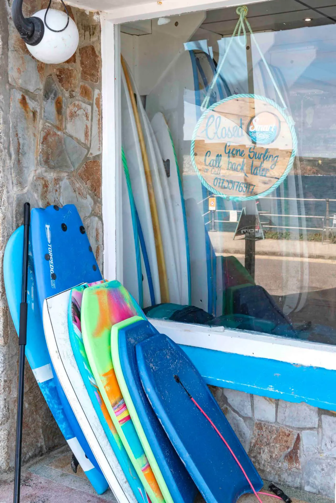 Surf Shop in The Popular Tourist Destination of Cornwall