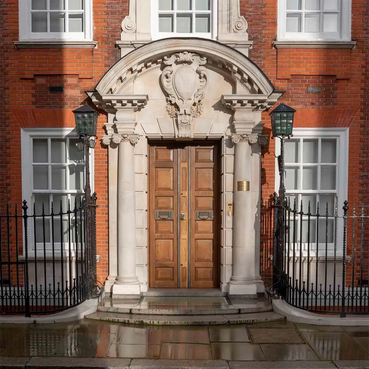 Ornate Double Door in Westminster London
