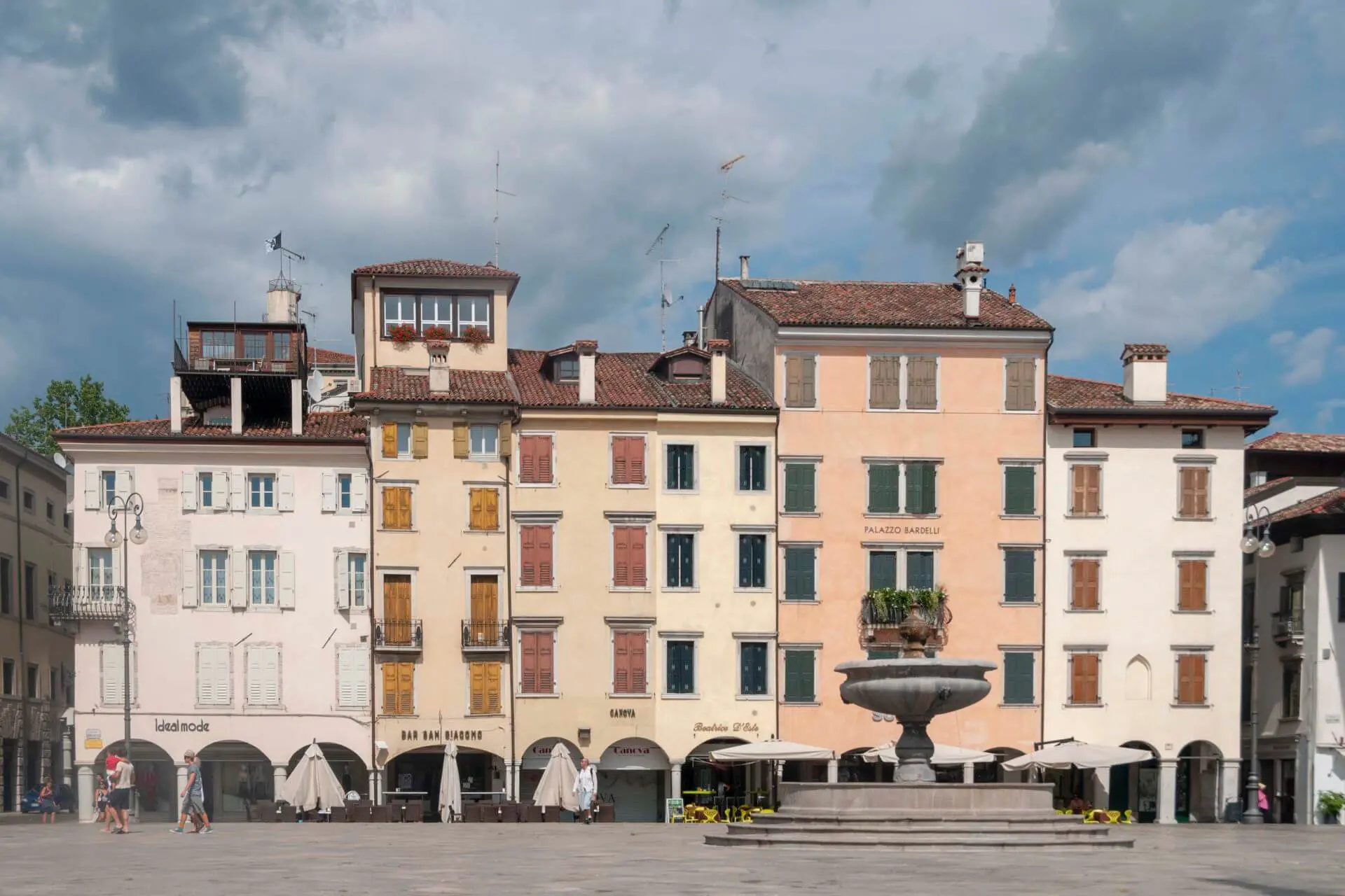 Piazza Square in Udine Italy