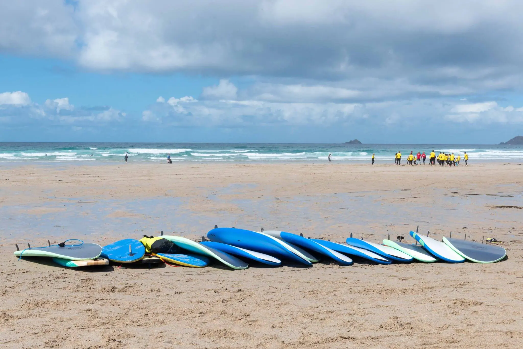 Surf Boards on Sennen Beach