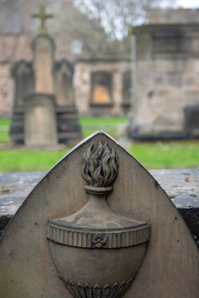 Headstone at Canongate Cemetery Edinburgh