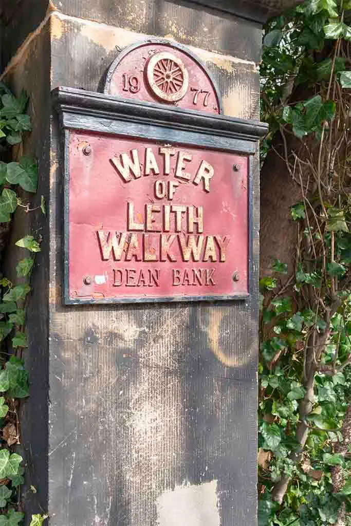 Wqater of Leith Walkway Dean Bank