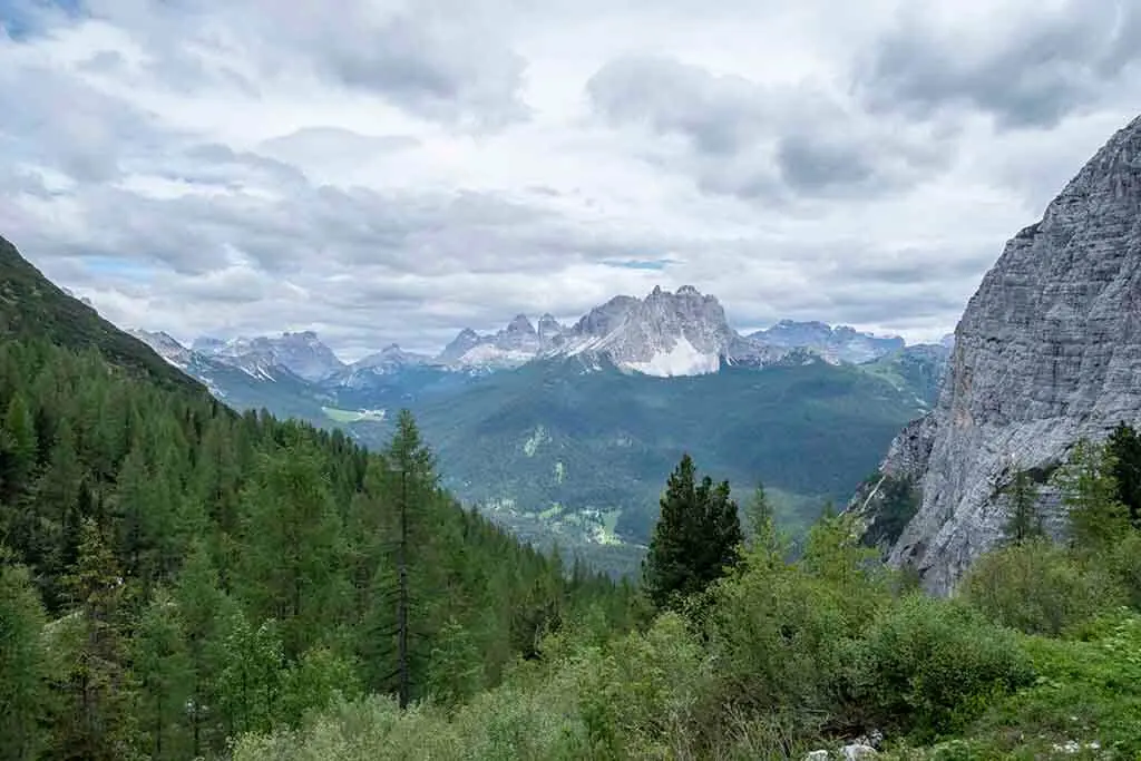 View of Monte Cristallo From Rifugio Vandelli
