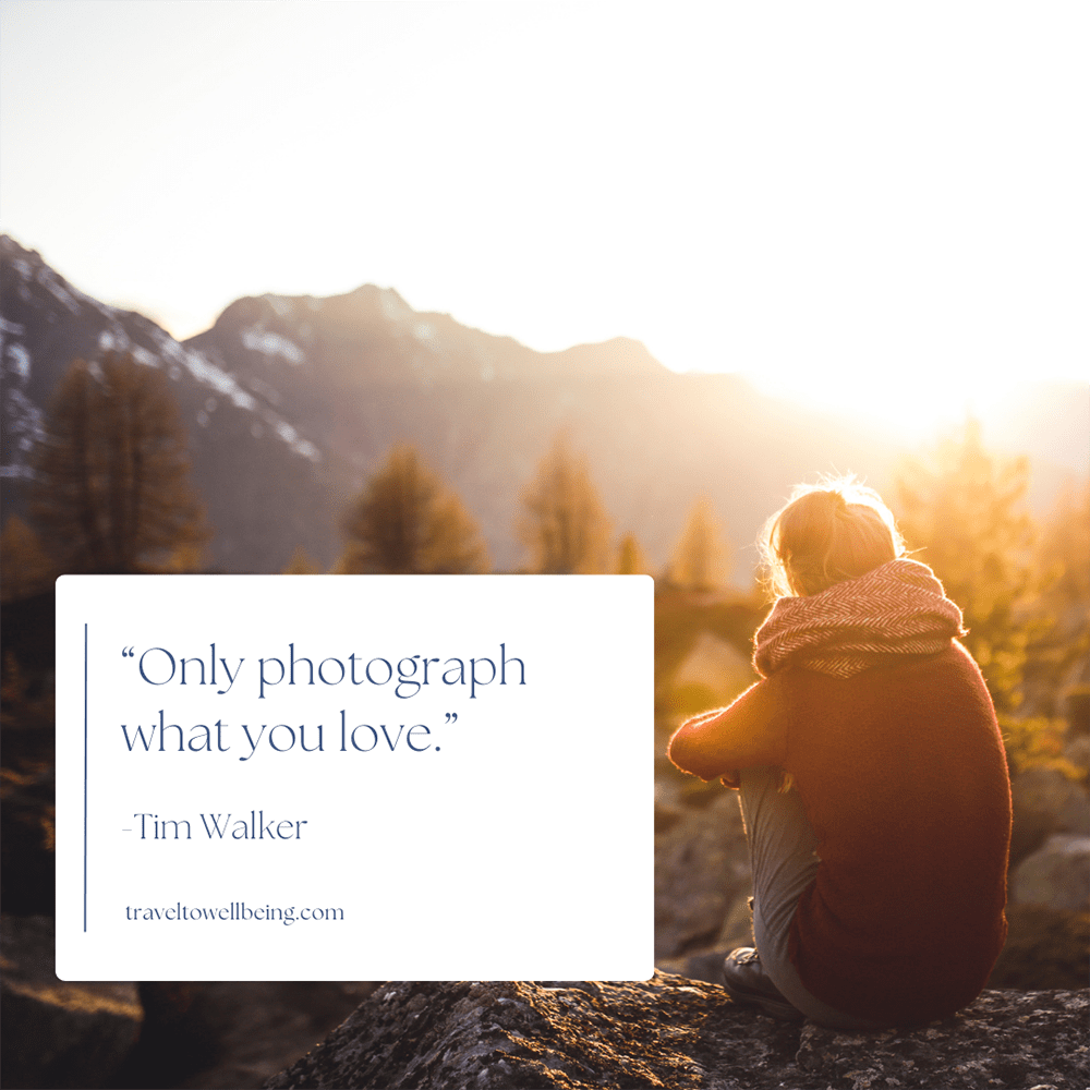 Photography as Self-Care Quote